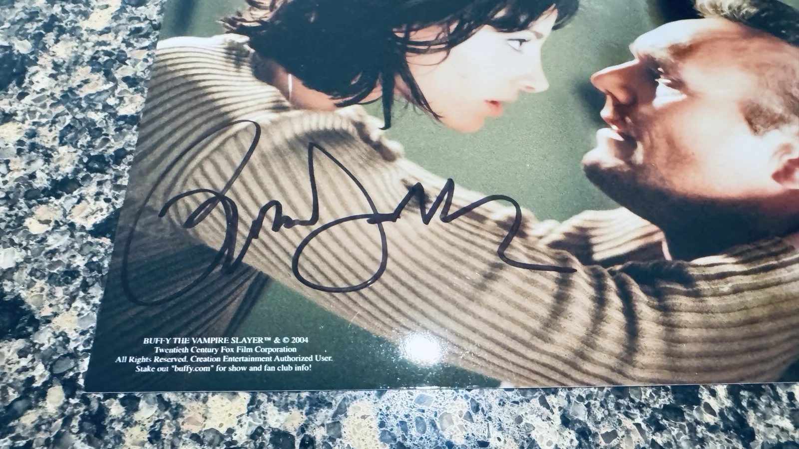 Anthony Stewart Head — Buffy Vampire Giles & Jenny Calendar Signed Anthony Stewart Head Robia LaMorte, изображение 2
