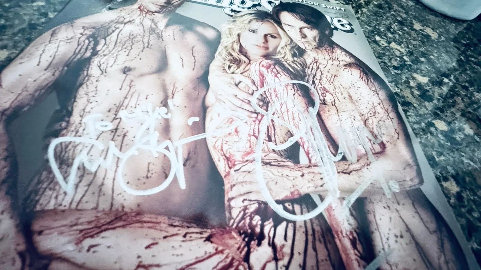 Alexander Skarsgard — Rolling Stone 2010 True Blood Signed Stephen Moyer Anna Paquin Alex Skarsgard, изображение 2
