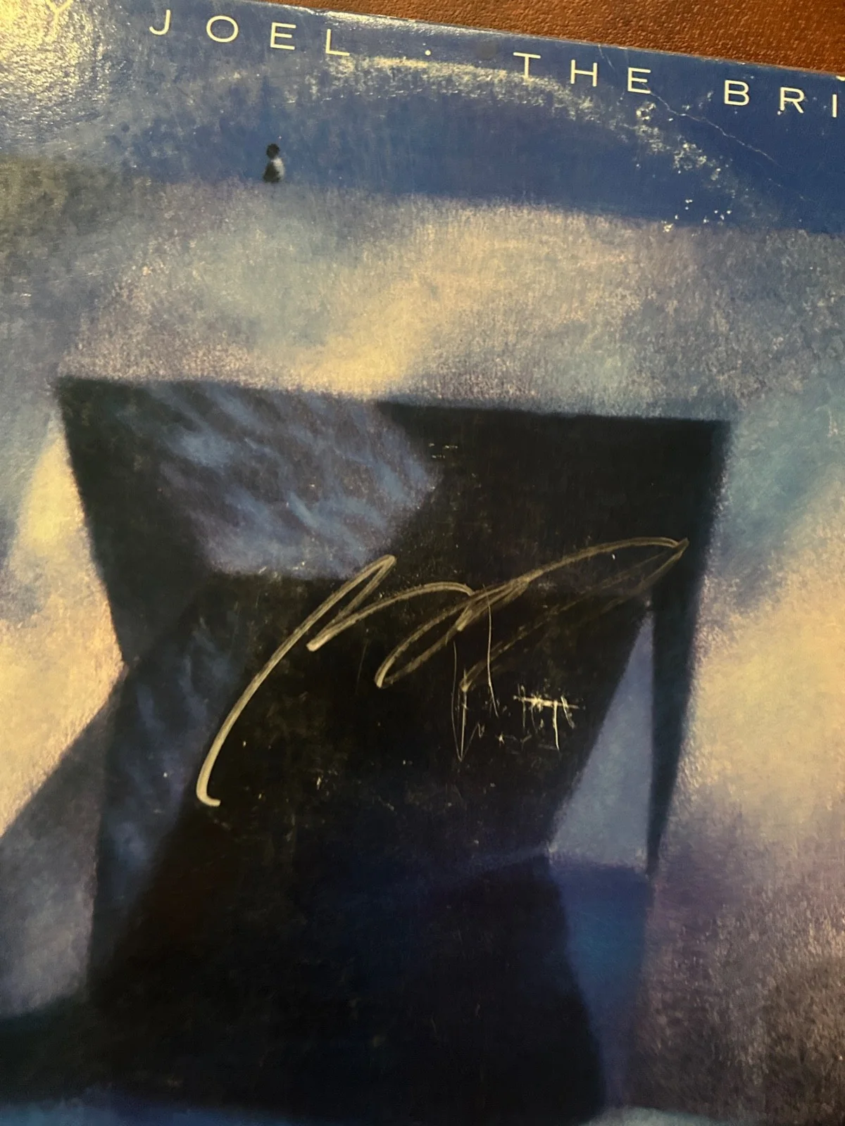 Billy Joel- The Bridge AUTOGRAPHED/SIGNED Album w COA 1986 Authenticated, image 2