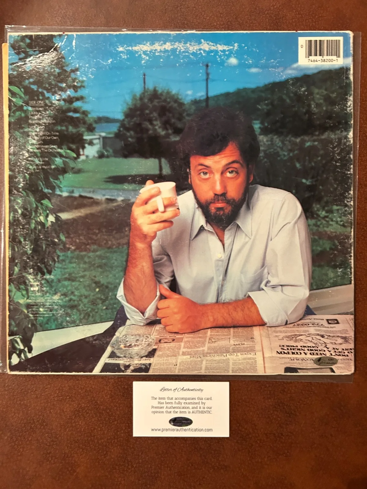 Billy Joel- The Nylon Curtain AUTOGRAPHED/SIGNED Album w COA 1982 Authenticated, изображение 5