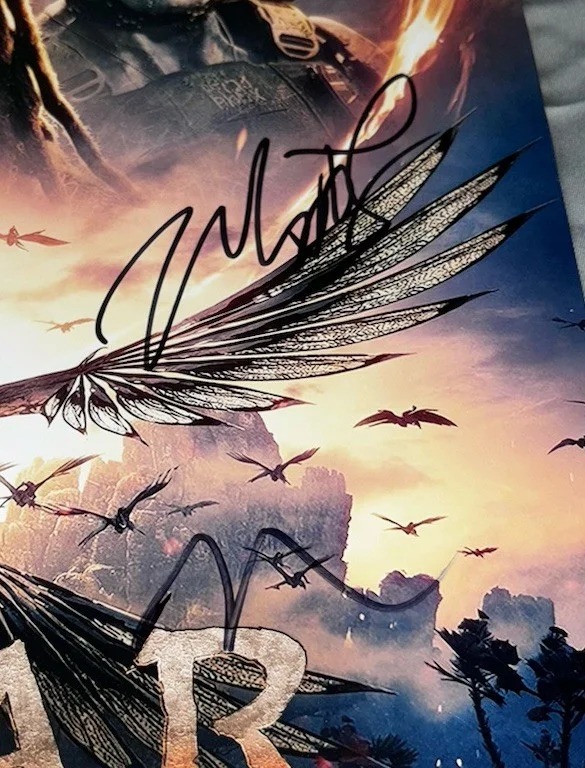 Avatar Fire & Ash Signed Cast 12x18 Photo x2 Joel David Moore & Matt Gerald, изображение 2