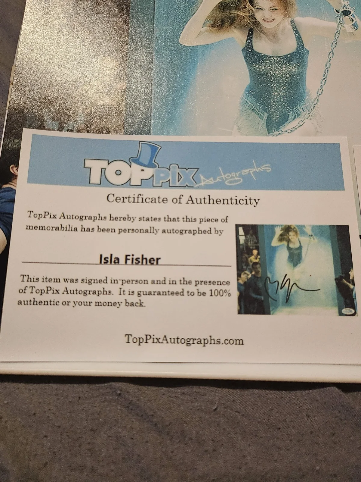Isla Fisher — Isla Fisher Signed Now You See Me 8x10 Photograph Photo - COA Autographed Auto, изображение 5