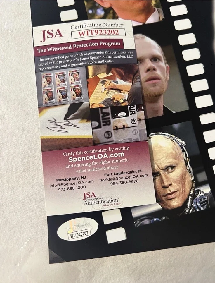 Peter Weller Robocop — Peter Weller 'Robocop' Authentic Signed Autographed 11x17 Movie Poster JSA COA, изображение 2