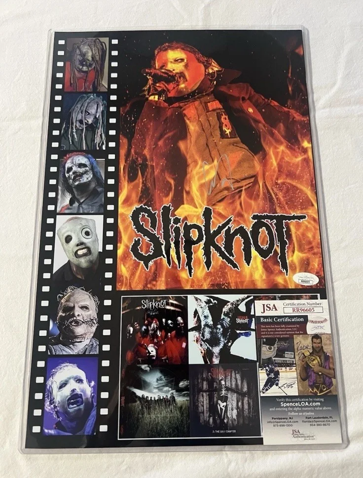 Signed Autographed Corey Taylor Authentic 11x17 'Slipknot' Photo JSA COA, image 4