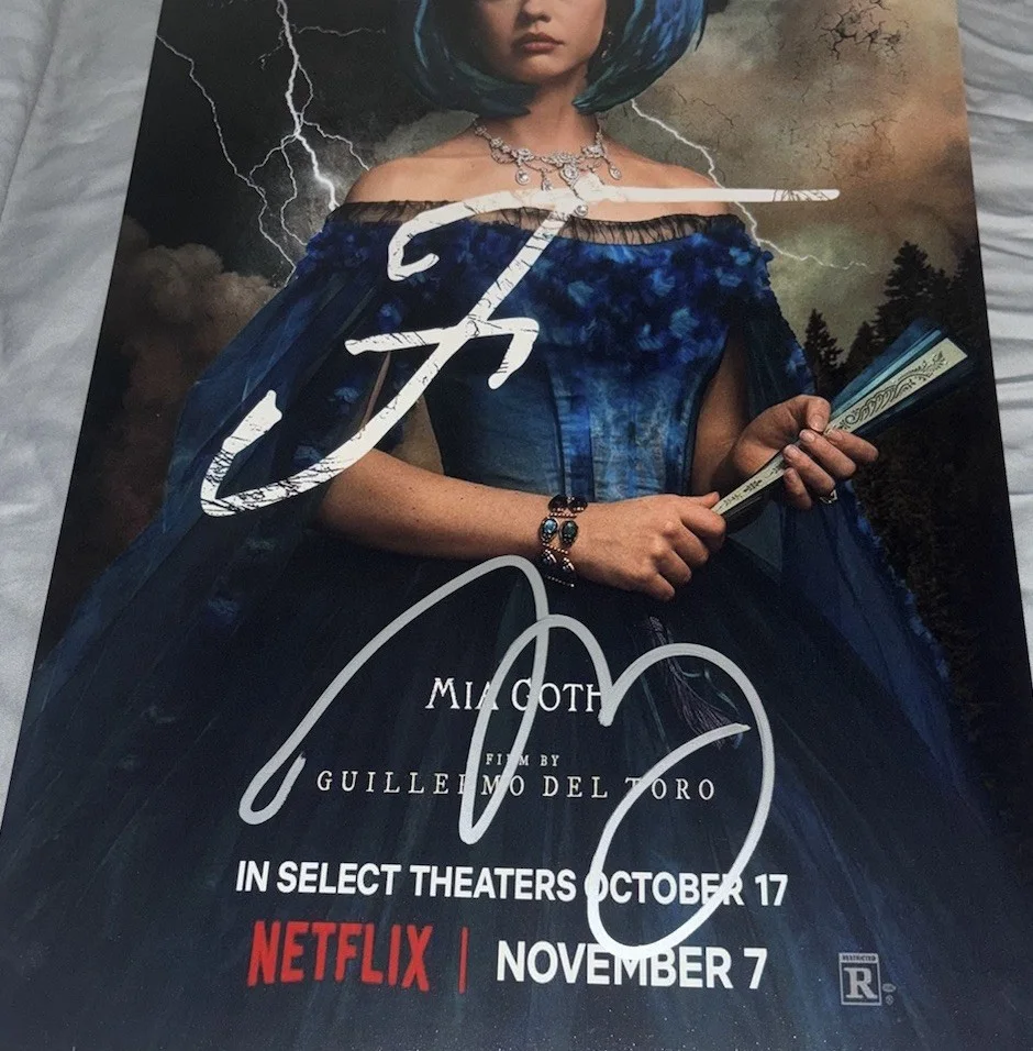 Mia Goth Signed 12x18 Photo Frankenstein Elizabeth Claire, image 2