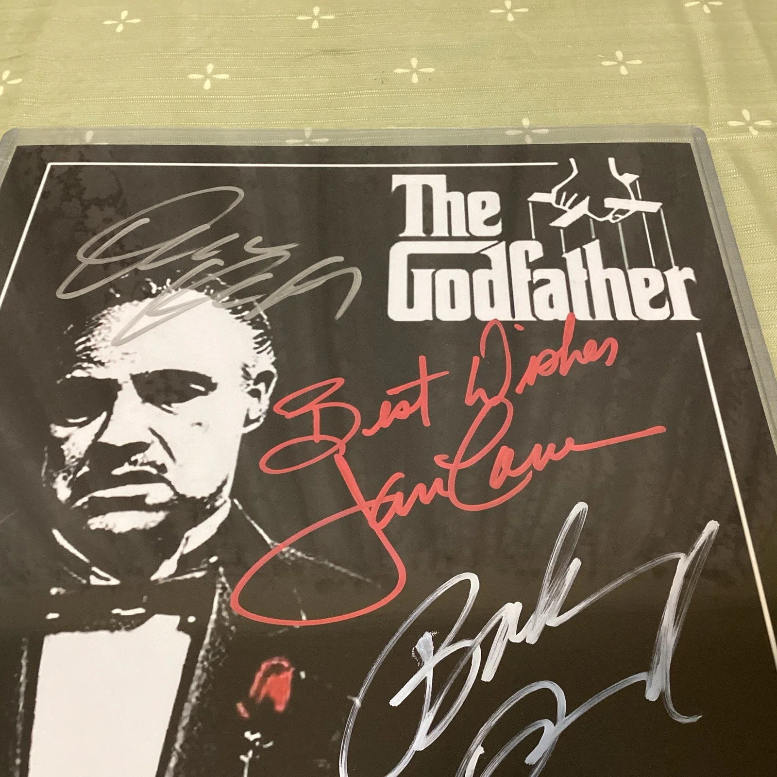AL PACINO, JAMES CANN, ROBERT DUVALL, DIANE KEATON, FRANCIS FORD — GODFATHER CAST Autograph 11x17 PACINO, CAAN, DUVALL, FRANCIS FORD COPPOLA,KEATON, image 2