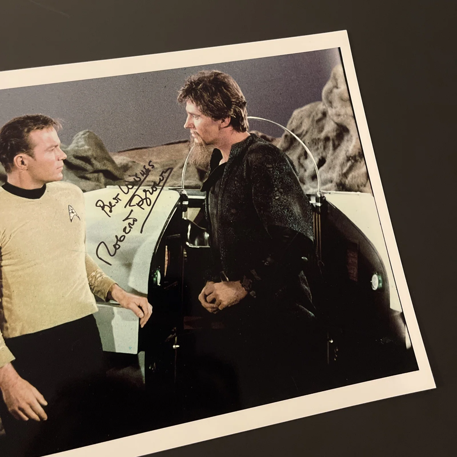 WILLIAM SHATNER & ROBERT BROWN Star Trek: Hand Signed Photograph 8.5 x 11” /KSK, image 4