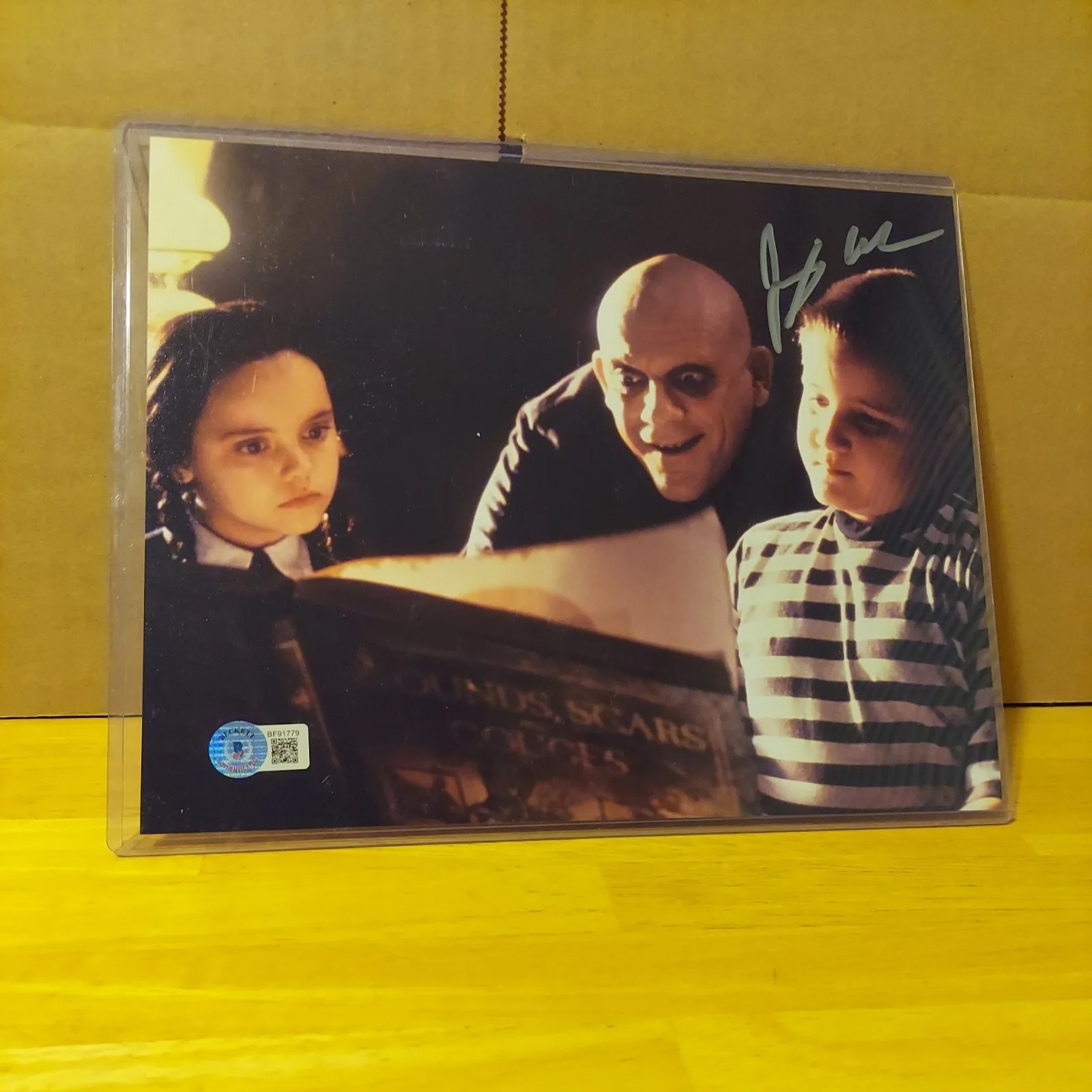 JIMMY WORKMAN The Addams Family PUGSLEY signed autographed 8x10 Bam Box BAS, image 3