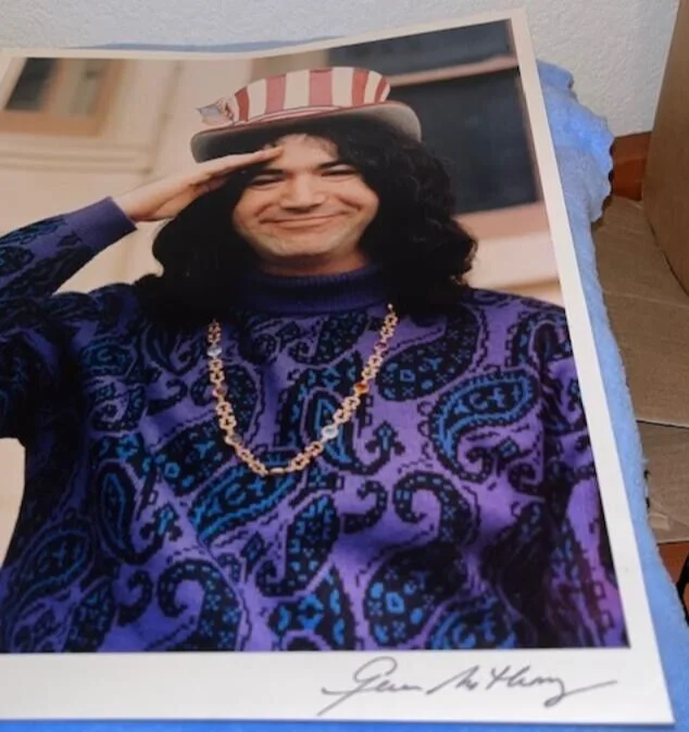 GENE ANTHONY Signed JERRY GARCIA Grateful Dead 12 x 14" Photo Limited Out of 200, изображение 5