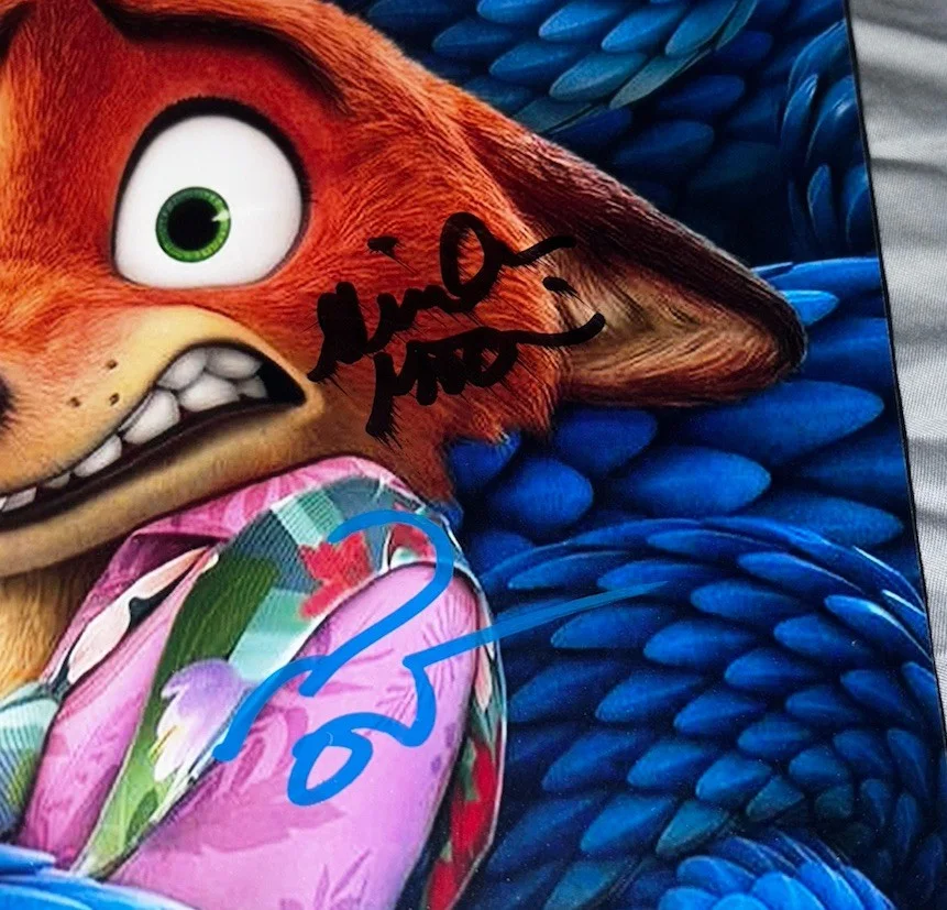 Zootopia 2 Signed Cast 12x18 Photo x4 Ginnifer Goodwin, Alan Tudyk +2, изображение 3