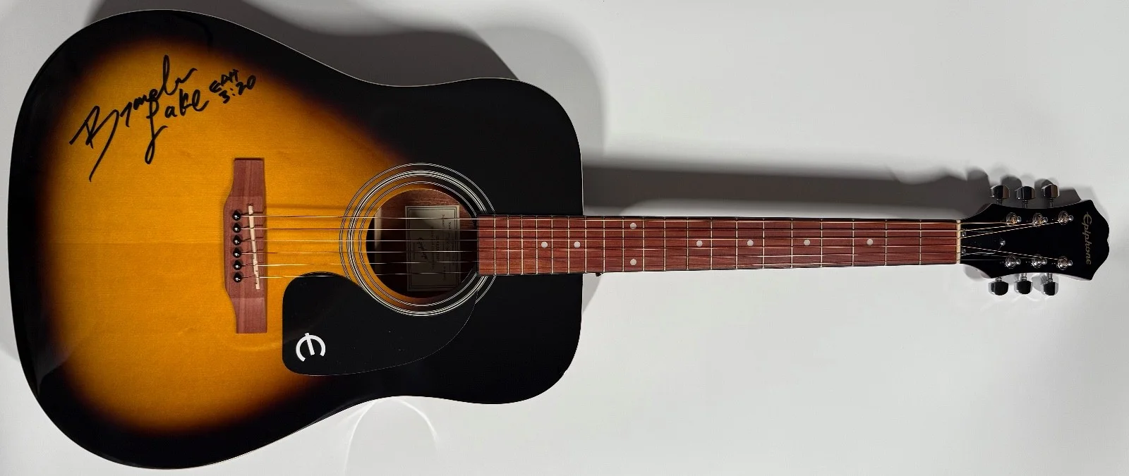 Brandon Lake ACOA Signed Autograph Acoustic Epiphone Guitar 100% Charity, изображение 2