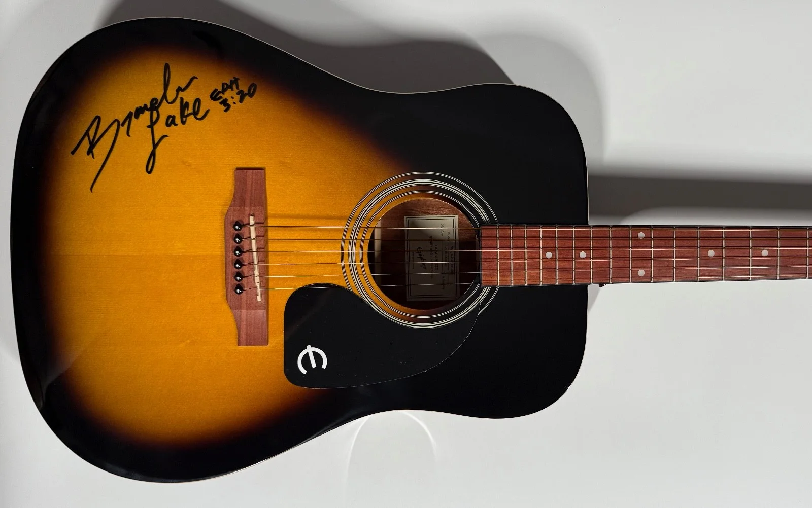 Brandon Lake ACOA Signed Autograph Acoustic Epiphone Guitar 100% Charity, изображение 3