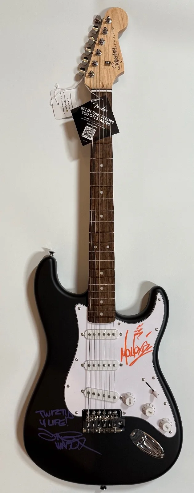 Twiztid ACOA Signed Autograph Guitar 100% Charity Monoxide Child, image 2