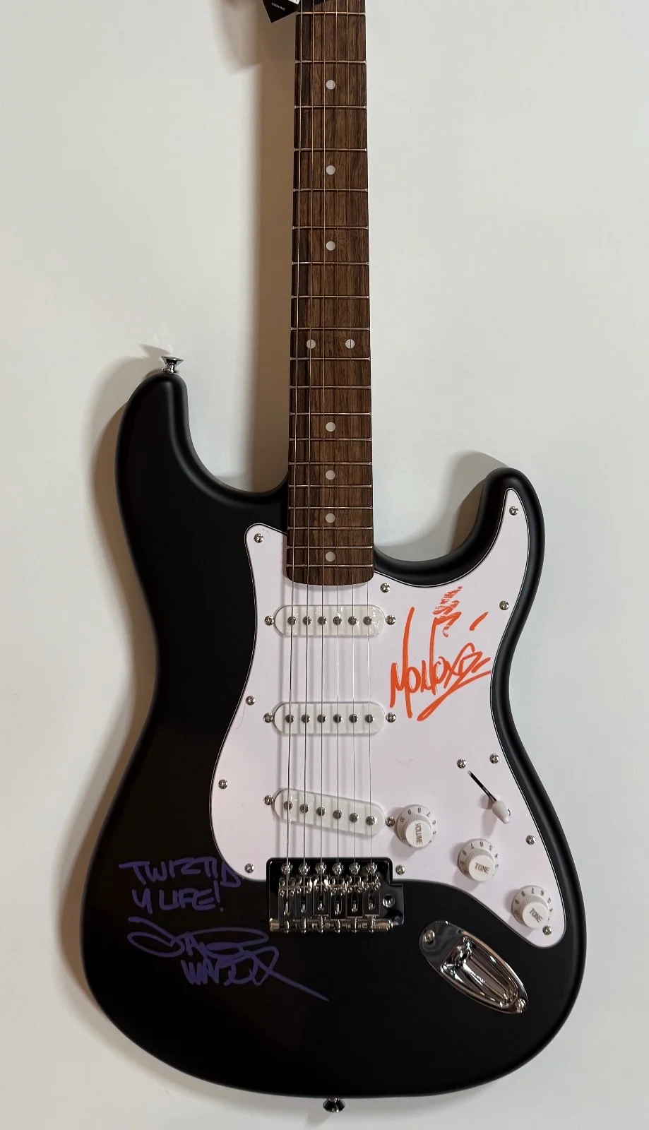 Twiztid ACOA Signed Autograph Guitar 100% Charity Monoxide Child, image 5