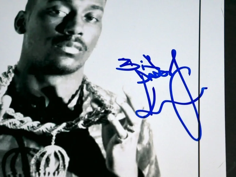 BIG DADDY KANE SIGNED COLD CHILLIN' WARNER RECORDS 8 x 10 PHOTO JSA OLD SCHOOL, image 4