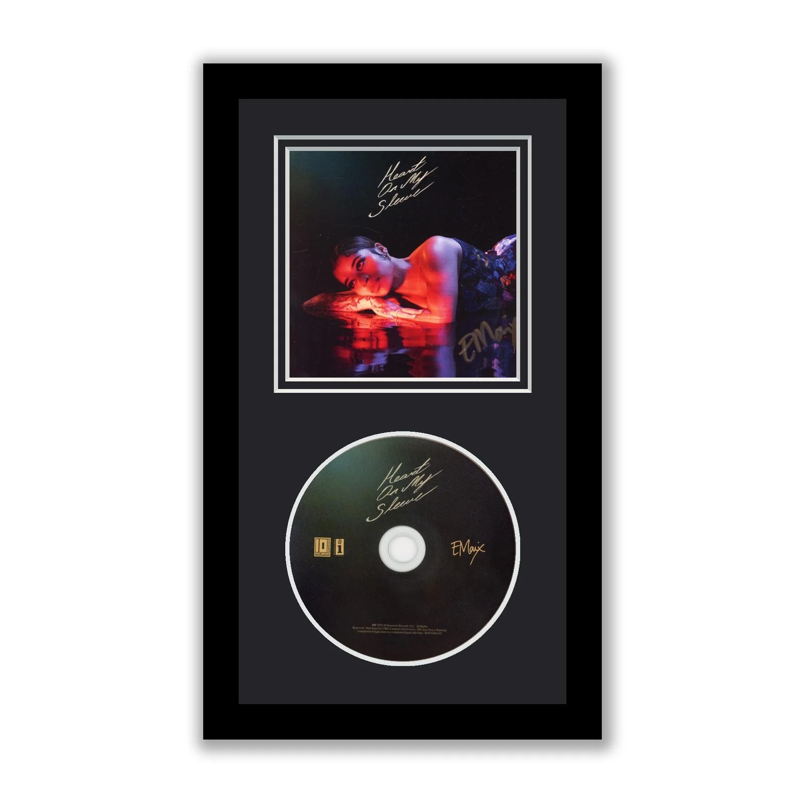Ella Mai — Ella Mai Autographed Signed Framed CD Heart On My Sleeve. ACOA