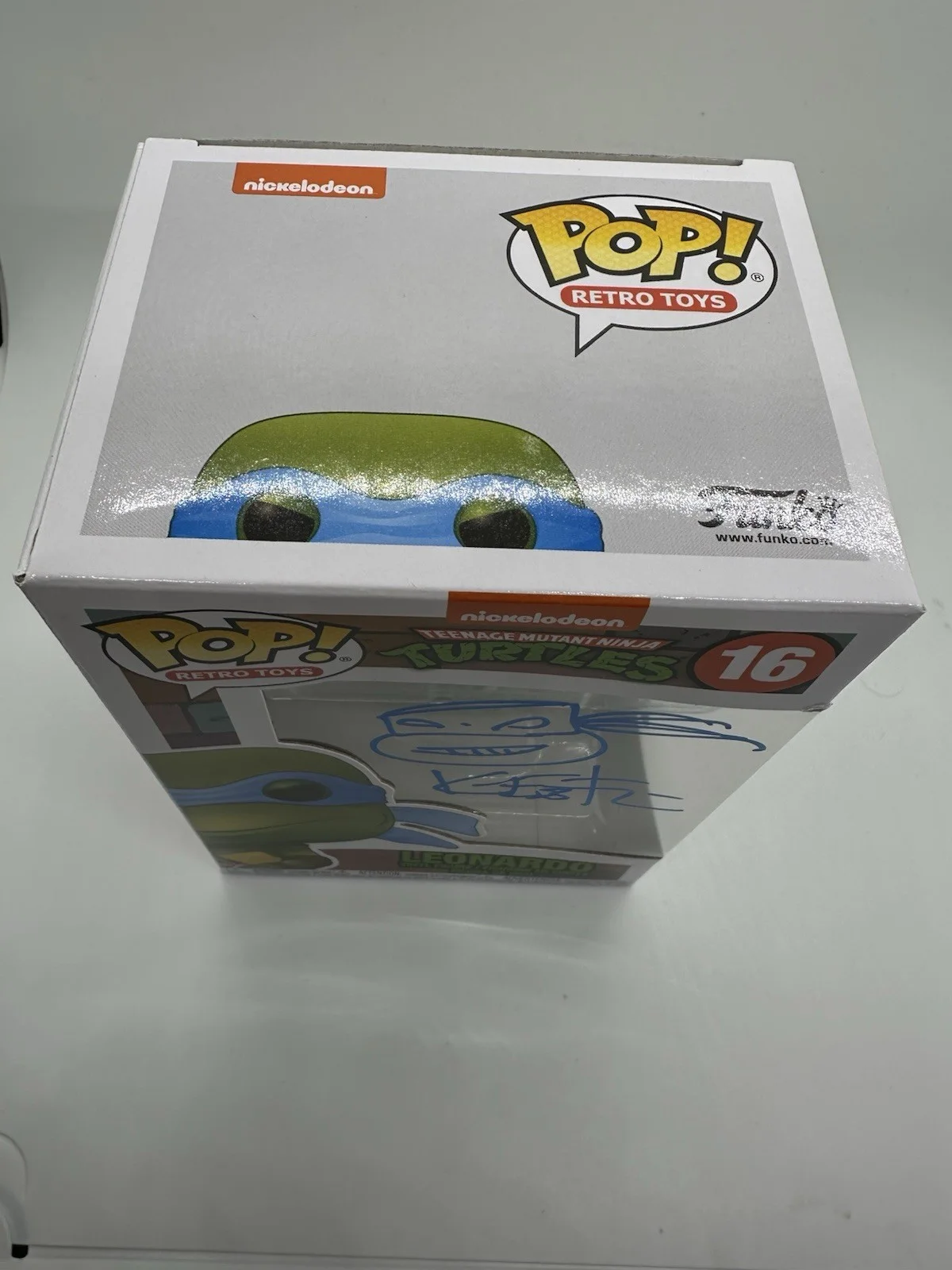 KEVIN EASTMAN — KEVIN EASTMAN TMNT SIGNED FUNKO FIGURE LEONARDO AUTOGRAPH PSA COA, image 5