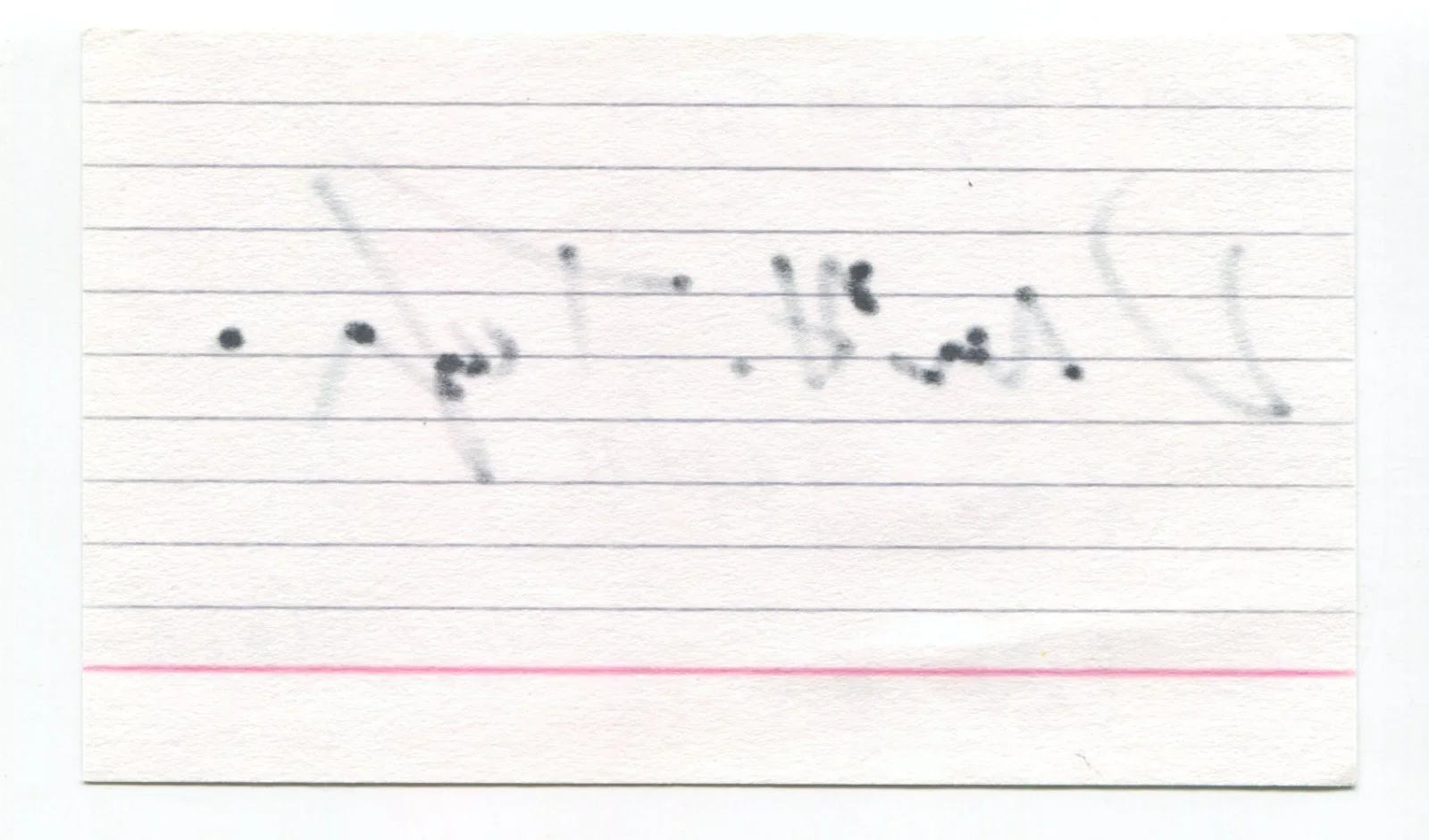 Drew Hayden Taylor — Drew Hayden Taylor Signed 3x5 Index Card Autographed Canadian Author Playwright, image 2
