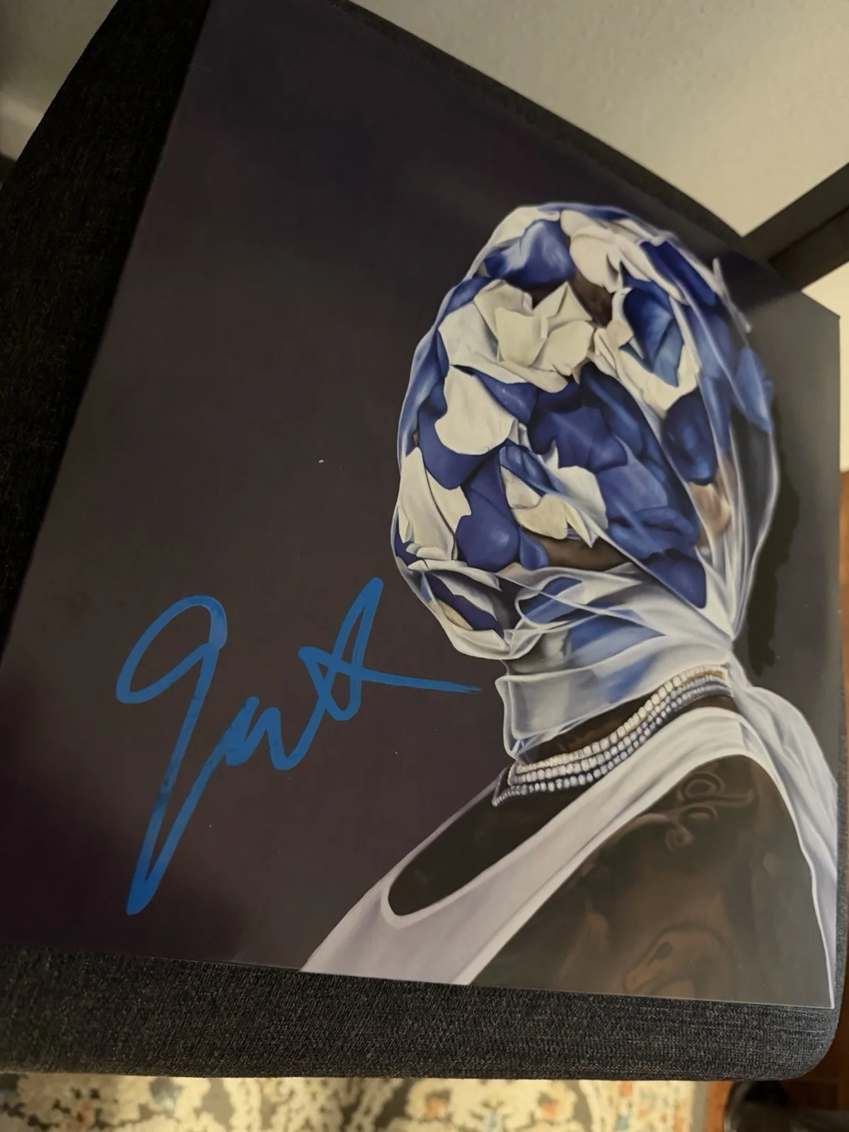 Gunna Autographed Album Cover One of Wun, Vinyl Autograph Photo Proof, изображение 2