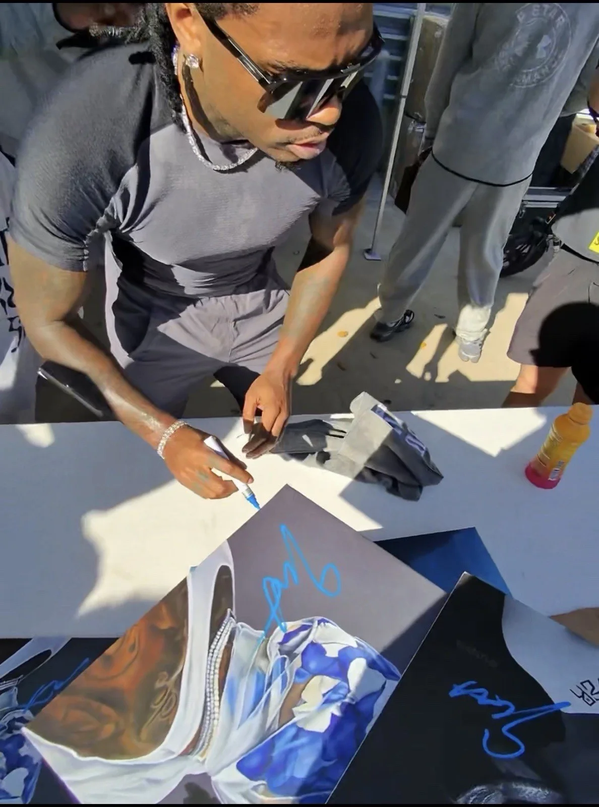 Gunna Autographed Album Cover One of Wun, Vinyl Autograph Photo Proof, изображение 3