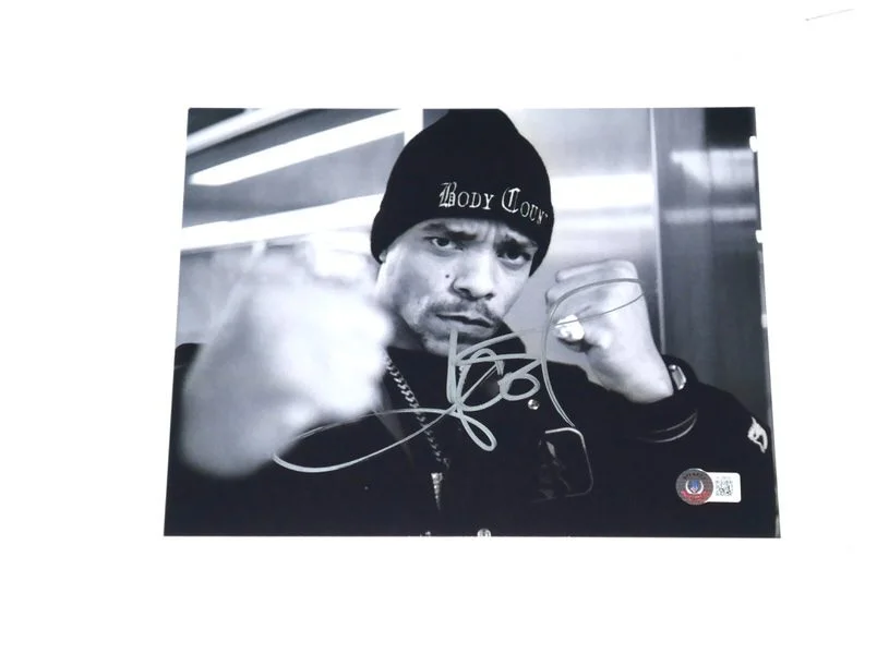 ICE-T SIGNED AUTOGRAPHED BODY COUNT 8 x 10 PHOTO BECKETT - COMES IN TOPLOADER!, image 5