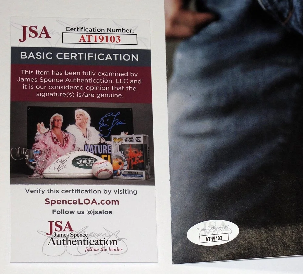 SAM WORTHINGTON — Sam Worthington signed "ESQUIRE" Magazine AVATAR Proof SEXY Autographed JSA COA, изображение 3