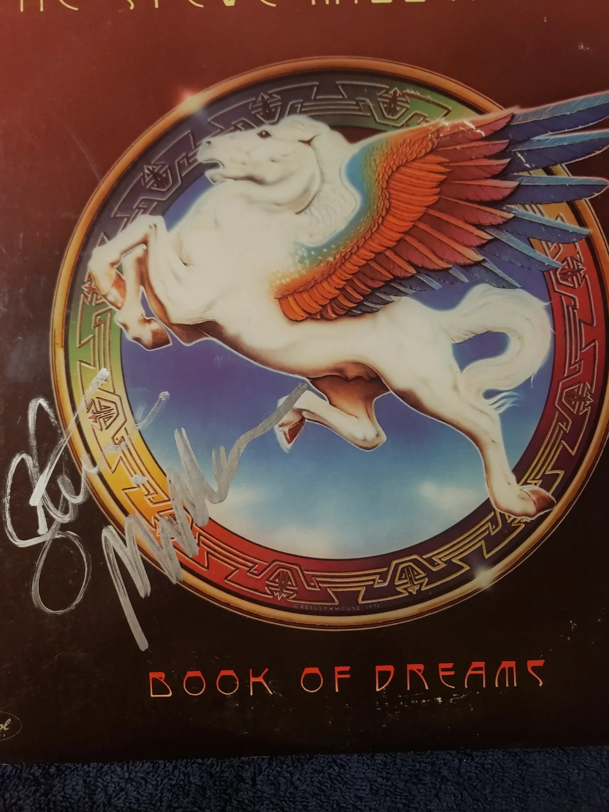 STEVE MILLER SIGNED RECORD "BOOK OF DREAMS" XRARE GUITAR LEGEND! L@@K PROOF WOW!, изображение 2