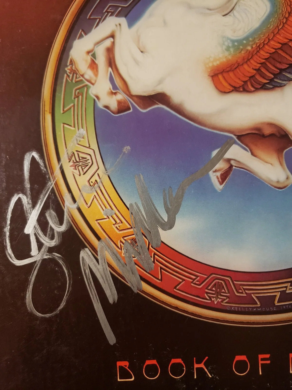 STEVE MILLER SIGNED RECORD "BOOK OF DREAMS" XRARE GUITAR LEGEND! L@@K PROOF WOW!, изображение 3