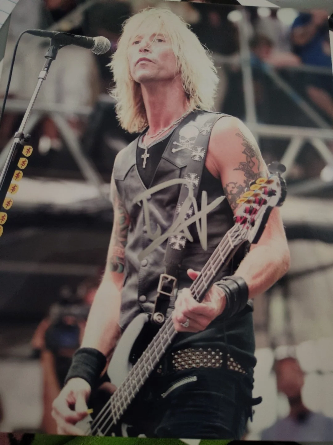 Guns N Roses Signed 8x10 Duff Mckagan, image 2