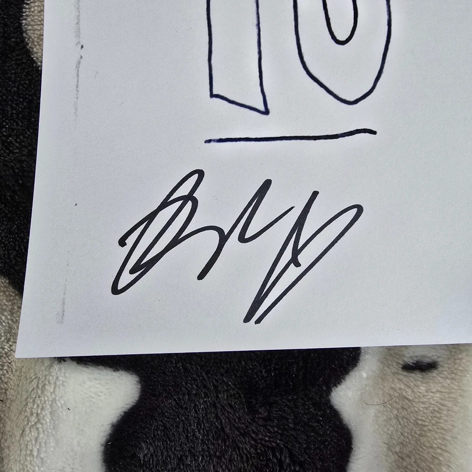 Briston Maroney Paradise 2025 VIP Signed Poster With Setlist, image 2