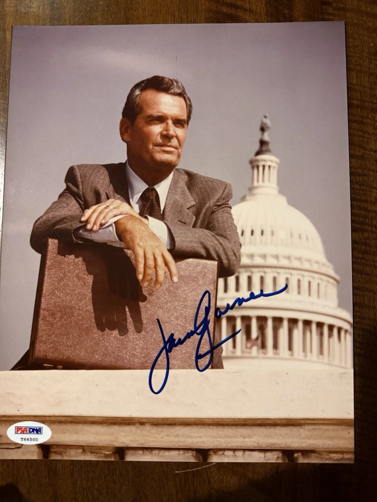 James Garner — JAMES GARNER ROCKFORD FILES HAND SIGNED IN PERSON AUTOGRAPHED RARE PSA/DNA COA, изображение 4
