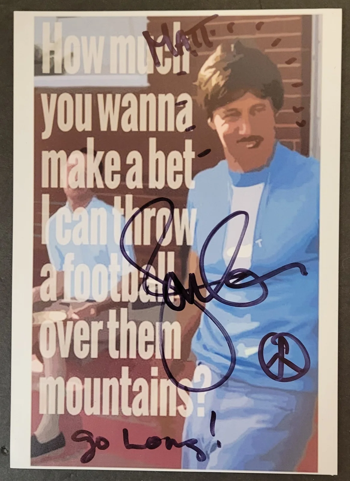 Jon Gries — Jon Gries Actor Napoleon Dynamite Autographed 5"x7" & 4"x6" Photos - Lot of 2, image 2