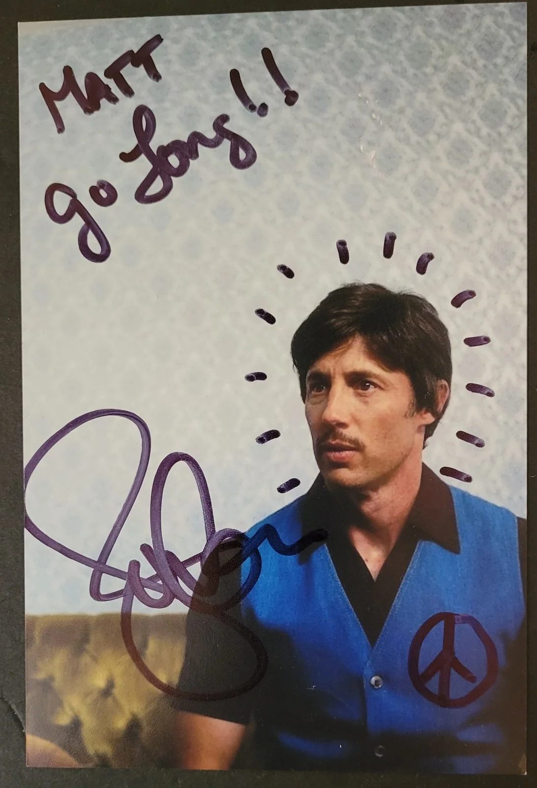 Jon Gries — Jon Gries Actor Napoleon Dynamite Autographed 5"x7" & 4"x6" Photos - Lot of 2, image 4