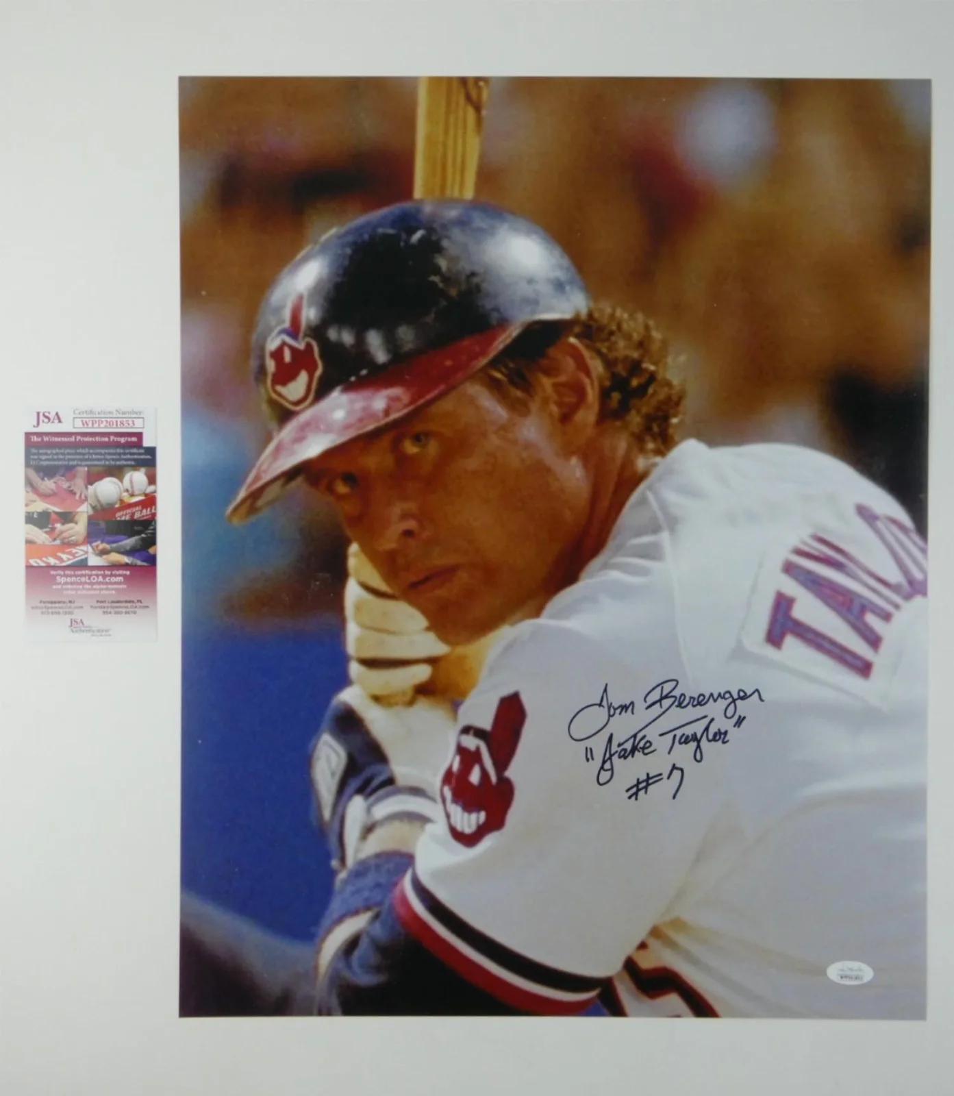 Tom Berenger — Tom Berenger Signed 16x20 Photo Major League Jake Taylor Autographed JSA COA