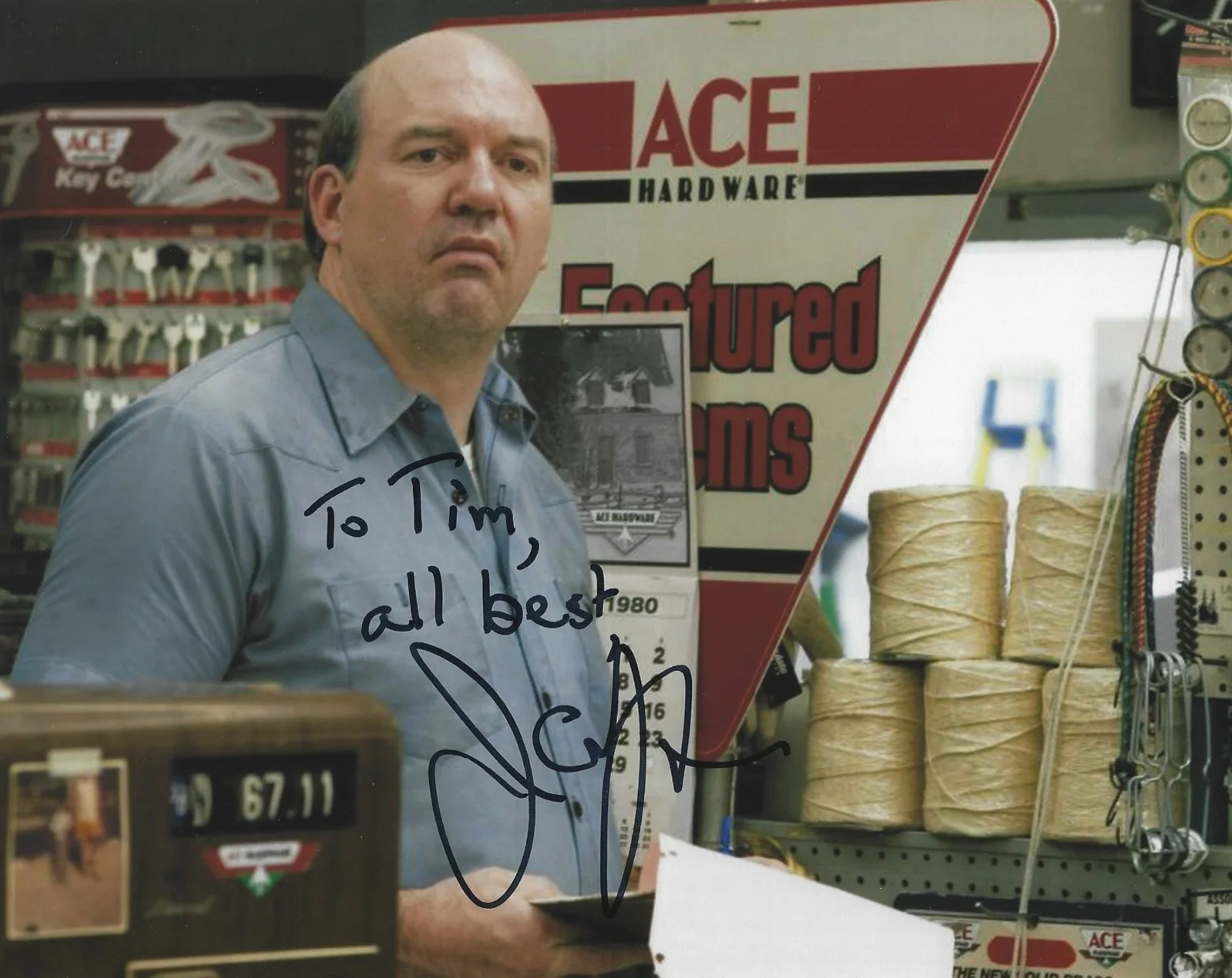 John Carroll Lynch — John Carroll Lynch Autographed Signed 8x10 Photo - Zodiac - Fargo - w/COA