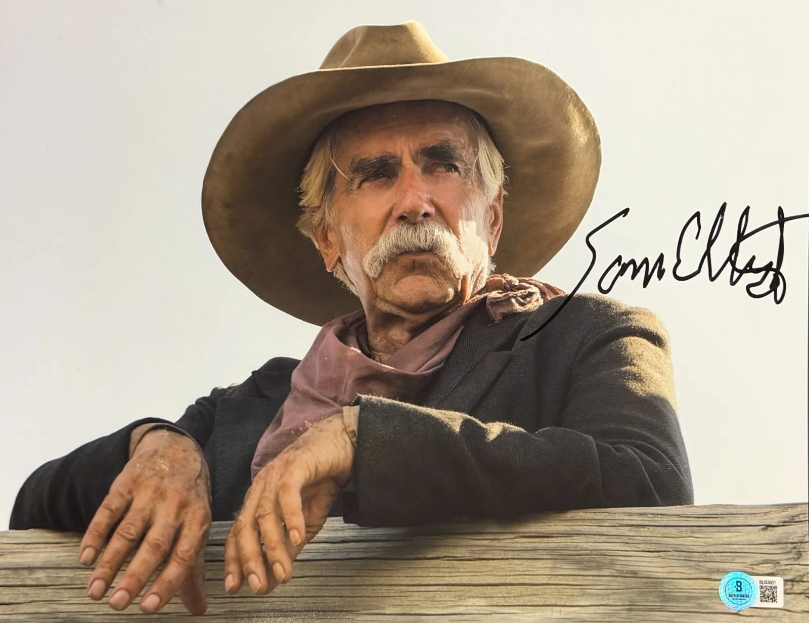 Sam Elliott — Sam Elliott Signed 11x14 Photo 1883 Yellowstone Authentic Autograph Beckett