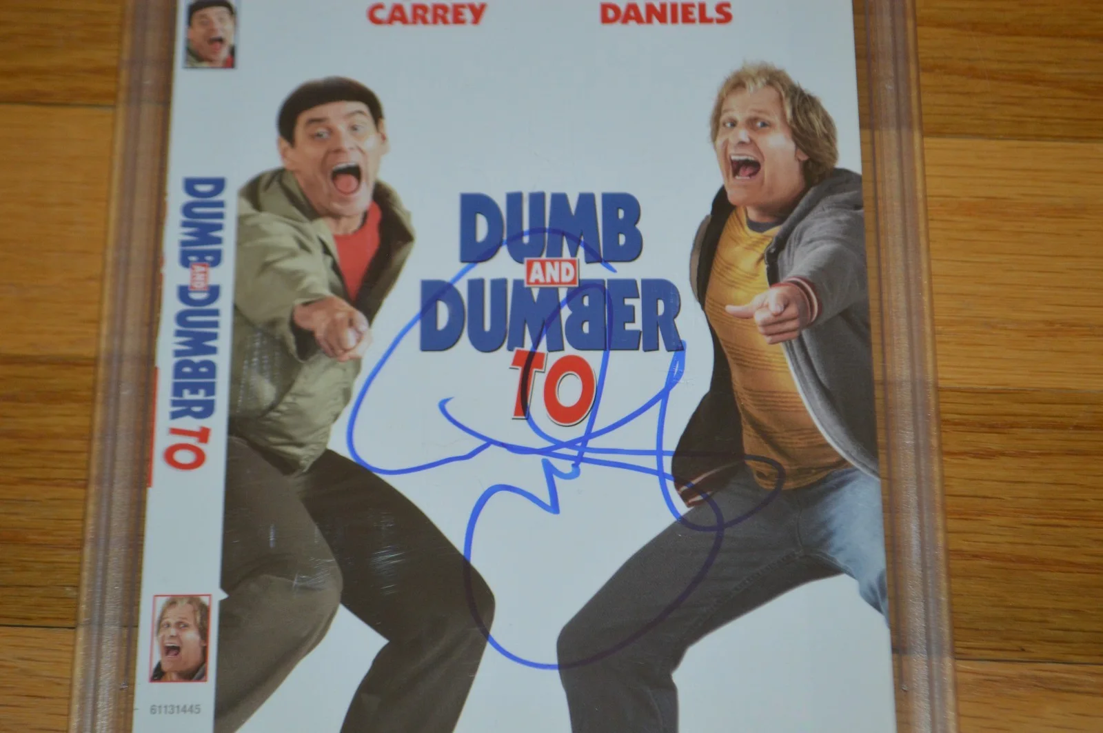 Jeff Daniels — Jeff Daniels Autographed "Dumb & Dumber" DVD Cover Insert ~ Encapsulated PSA, image 2