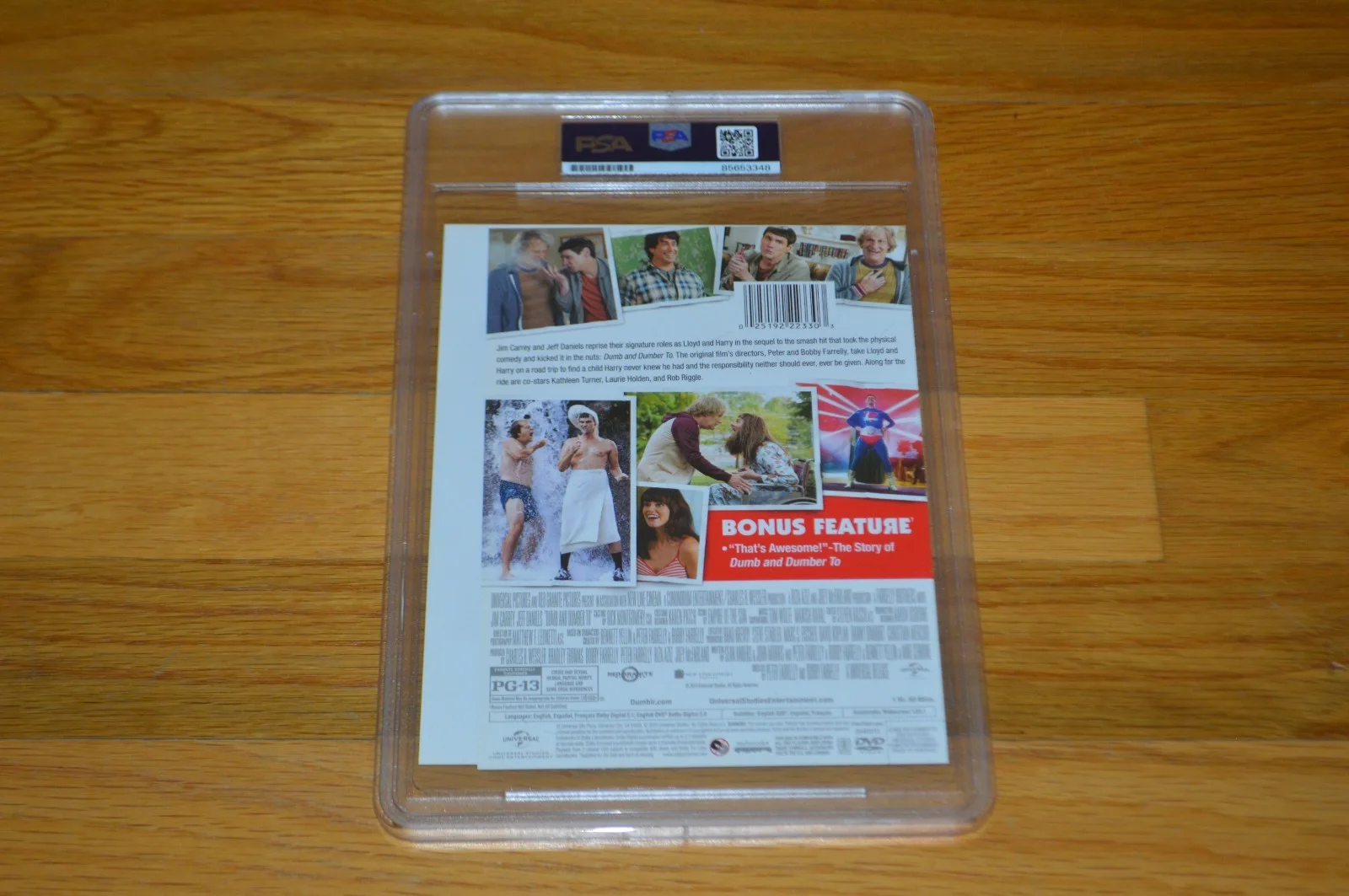 Jeff Daniels — Jeff Daniels Autographed "Dumb & Dumber" DVD Cover Insert ~ Encapsulated PSA, image 4