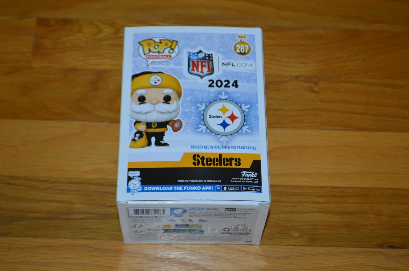 STYX Tommy Shaw Signed Steelers Santa Funko Pop Vinyl Figure #287 ~ JSA Hologram, изображение 5