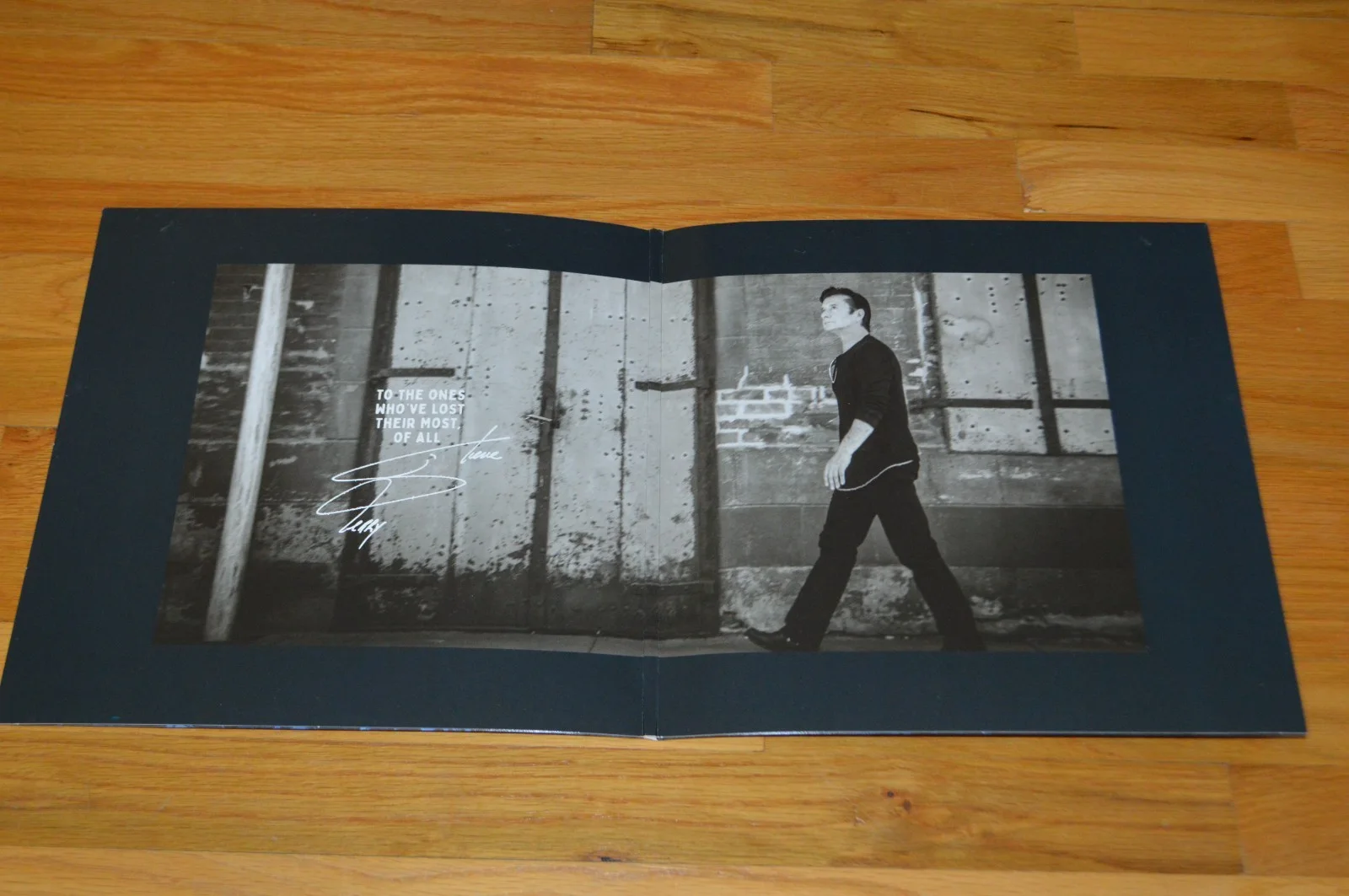 Steve Perry Autographed "Traces" Alt Version Vinyl Cover with JSA COA ~ Journey, image 4