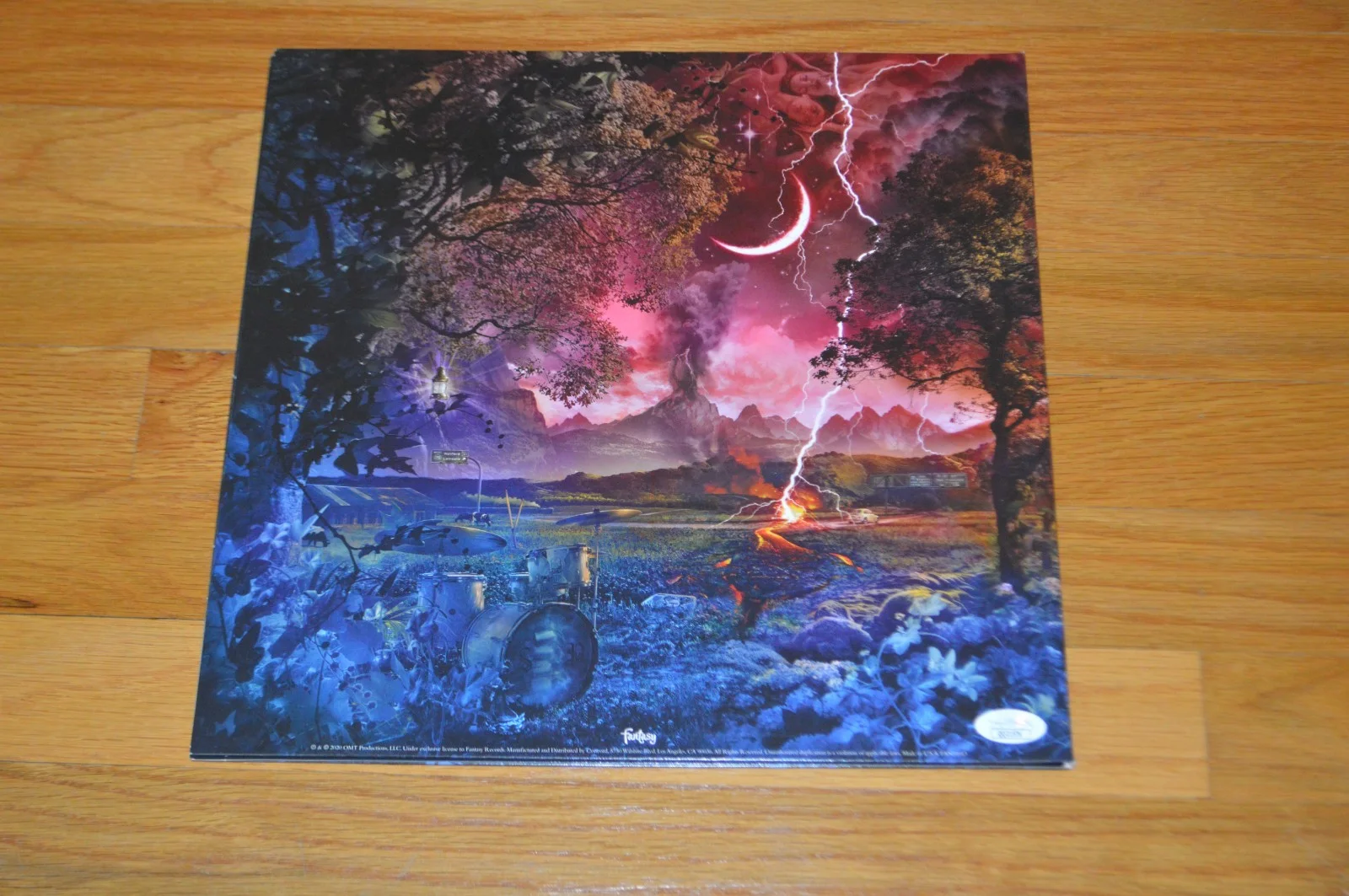 Steve Perry Autographed "Traces" Alt Version Vinyl Cover with JSA COA ~ Journey, image 5