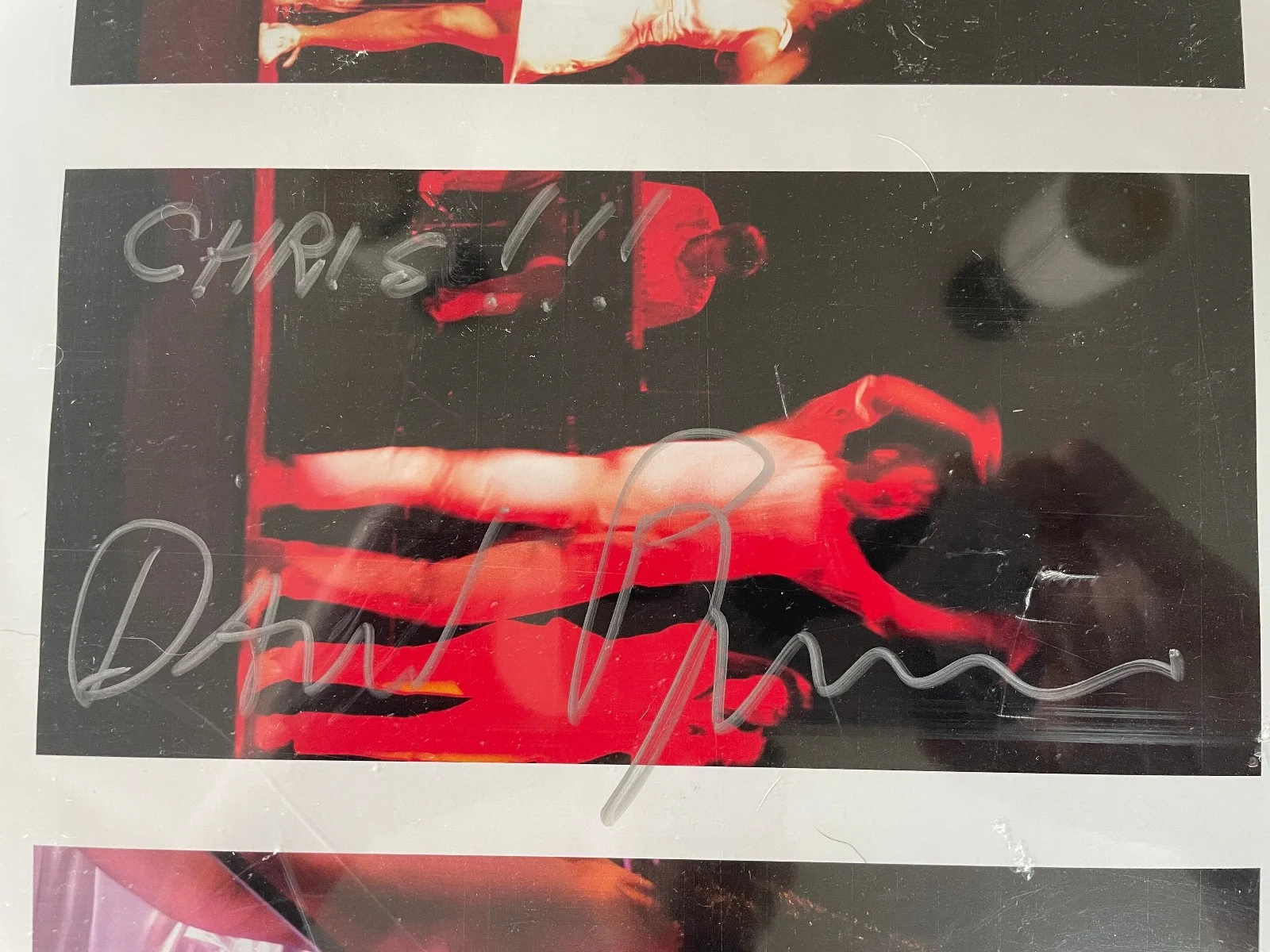 Signed David Byrne On Tour Poster 2009, 24"x35.5", image 2