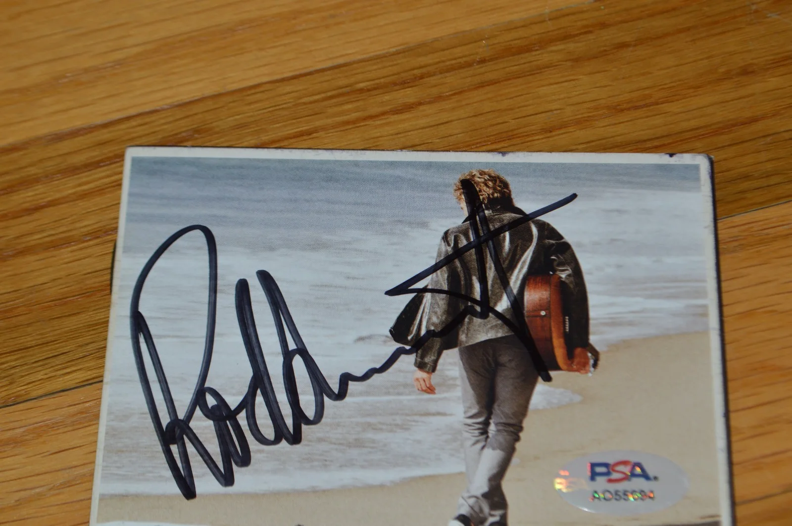 Rod Stewart Autographed "Time" 5x5 CD Insert with PSA Hologram, image 2
