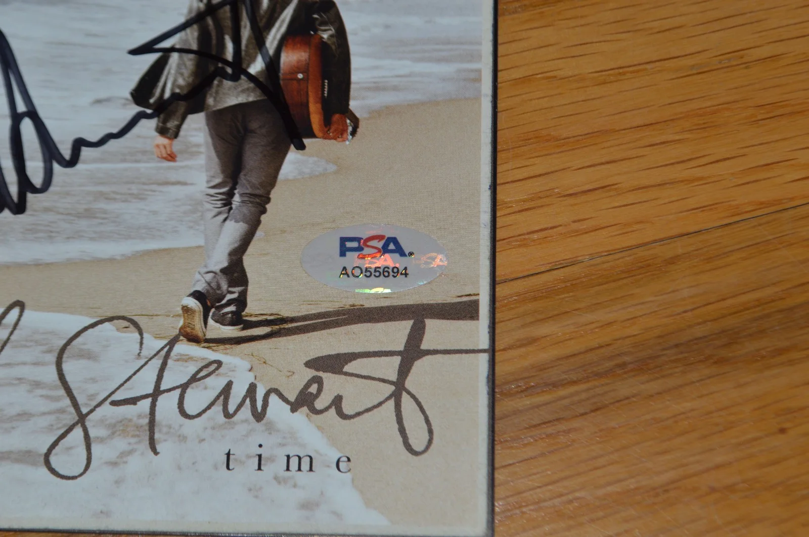 Rod Stewart Autographed "Time" 5x5 CD Insert with PSA Hologram, image 3