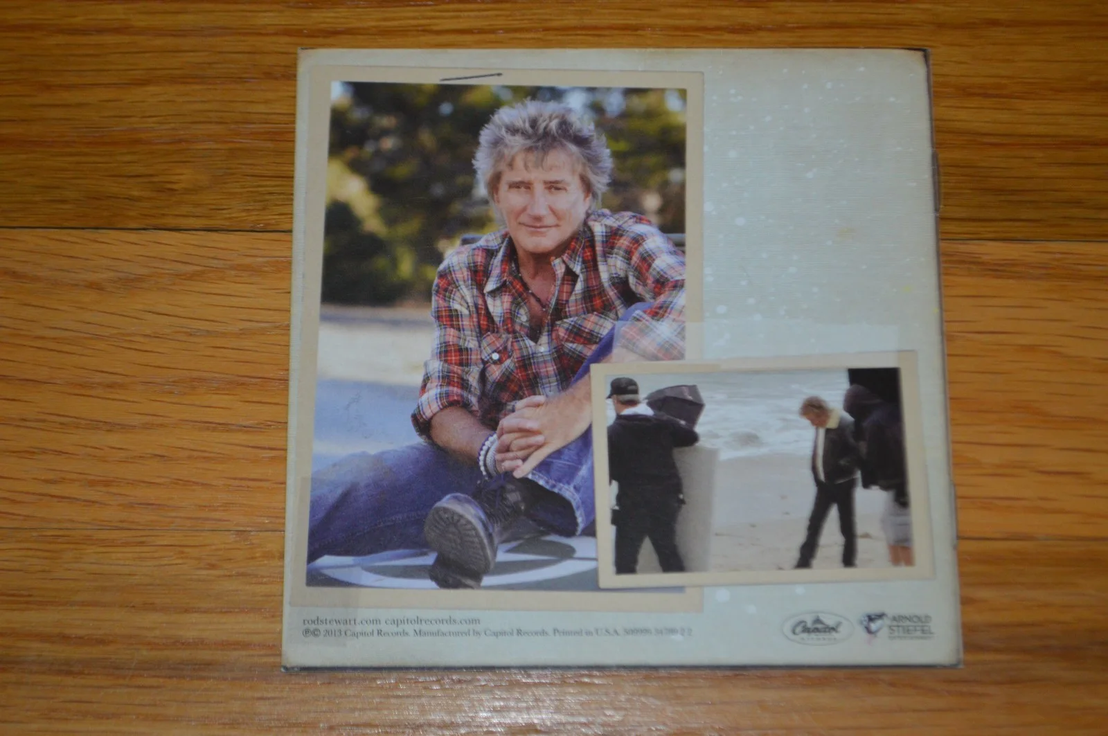 Rod Stewart Autographed "Time" 5x5 CD Insert with PSA Hologram, image 4
