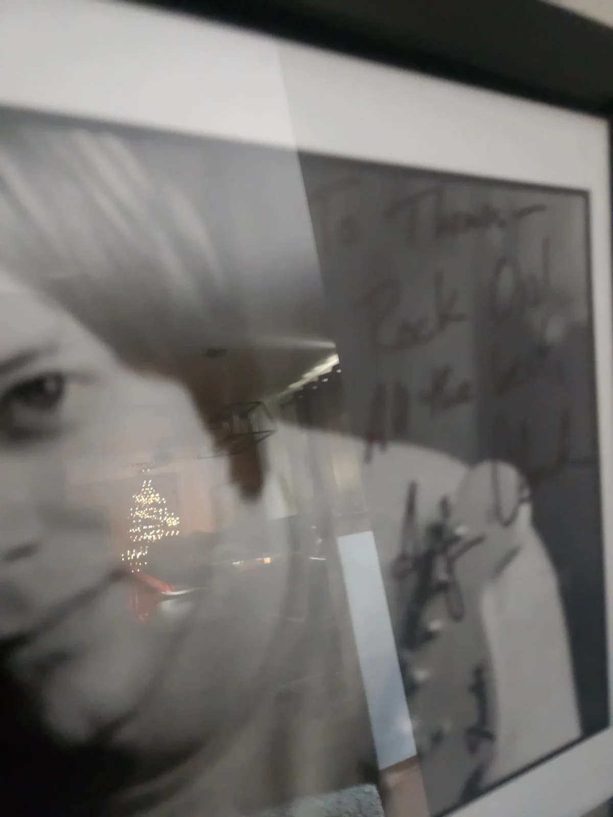 Angus Clark Autographed Photo Trans Siberian Orchestra Ticket Framed, image 4