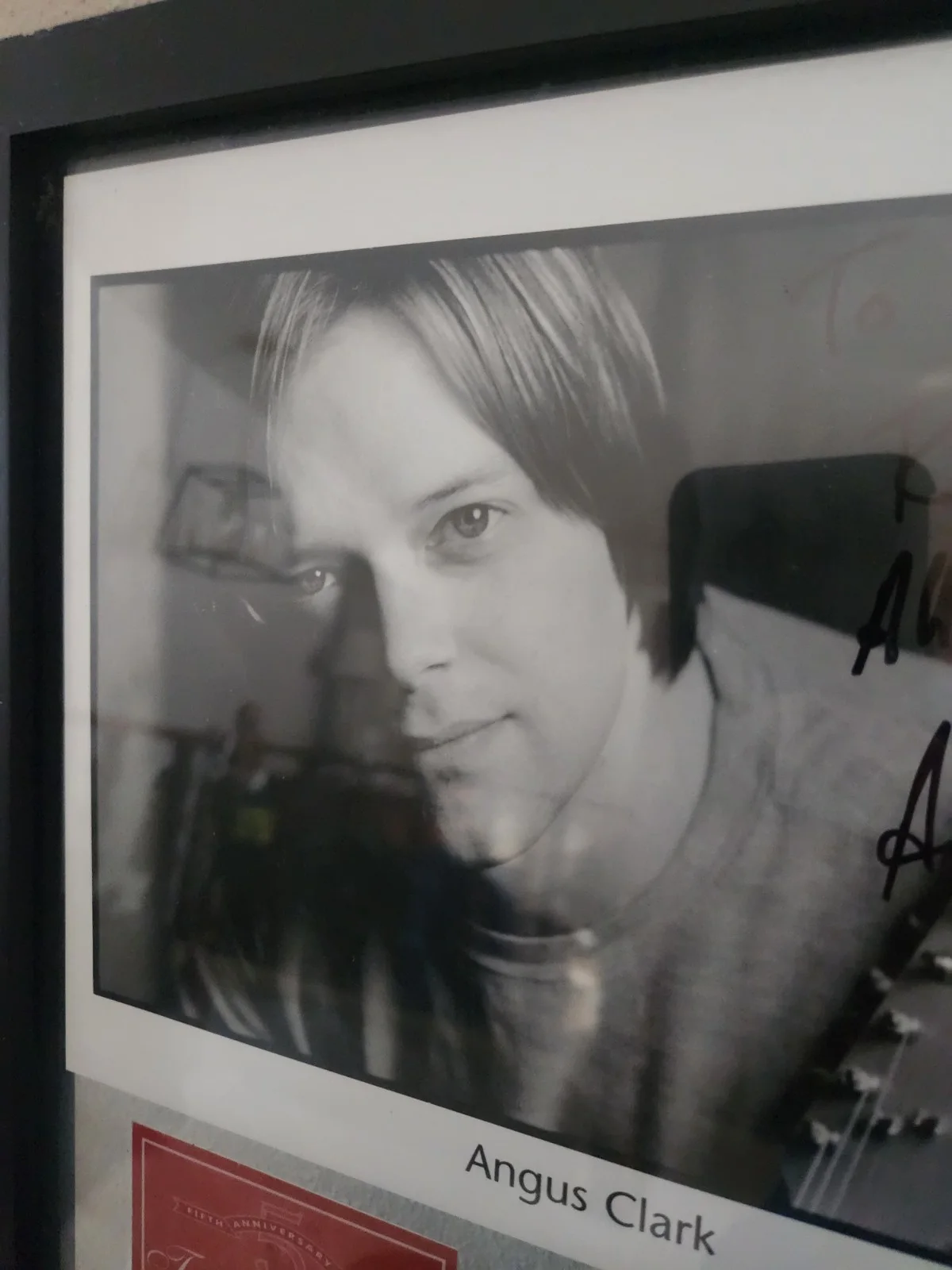 Angus Clark Autographed Photo Trans Siberian Orchestra Ticket Framed, image 5
