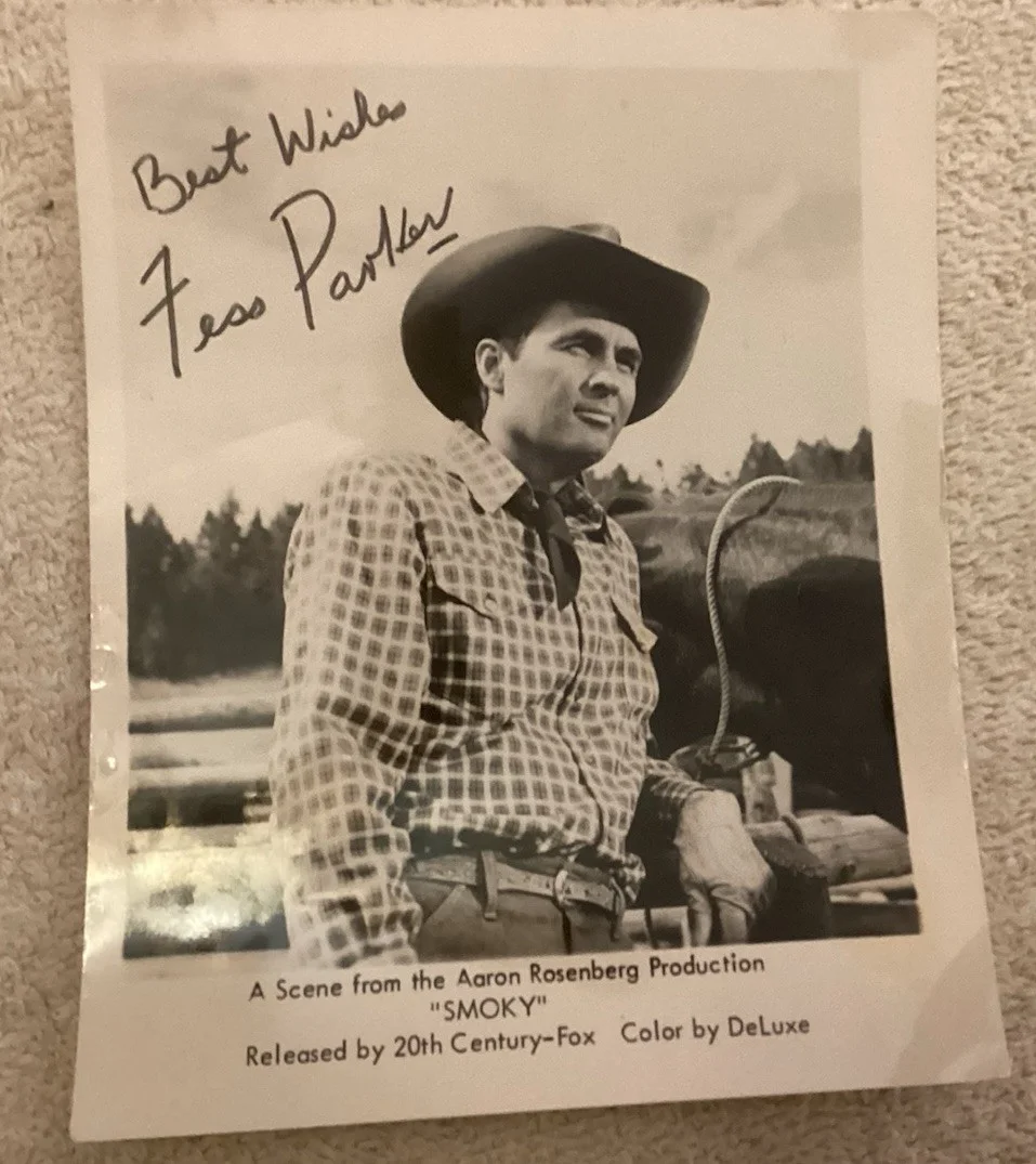 Price ReducedFess Parker original Autographed Picture From “SMOKY”. Rare Issue!, изображение 2