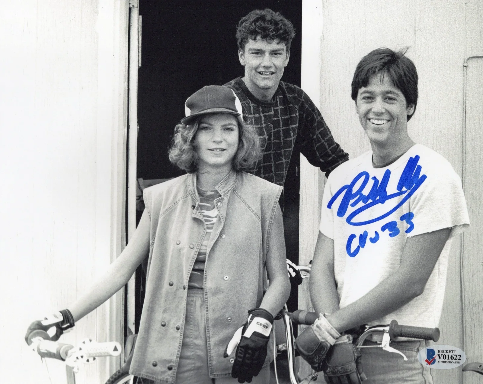 BILL ALLEN SIGNED 'RAD' CRU JONES #33 8x10 MOVIE PHOTO 8 BAS BECKETT COA PROOF, изображение 2