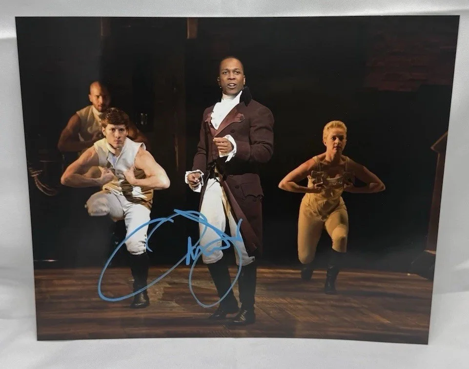 Leslie Odom Jr — Leslie Odom Jr Autograph Signed 8x10 Photo Hamilton Broadway Aaron Burr, image 2